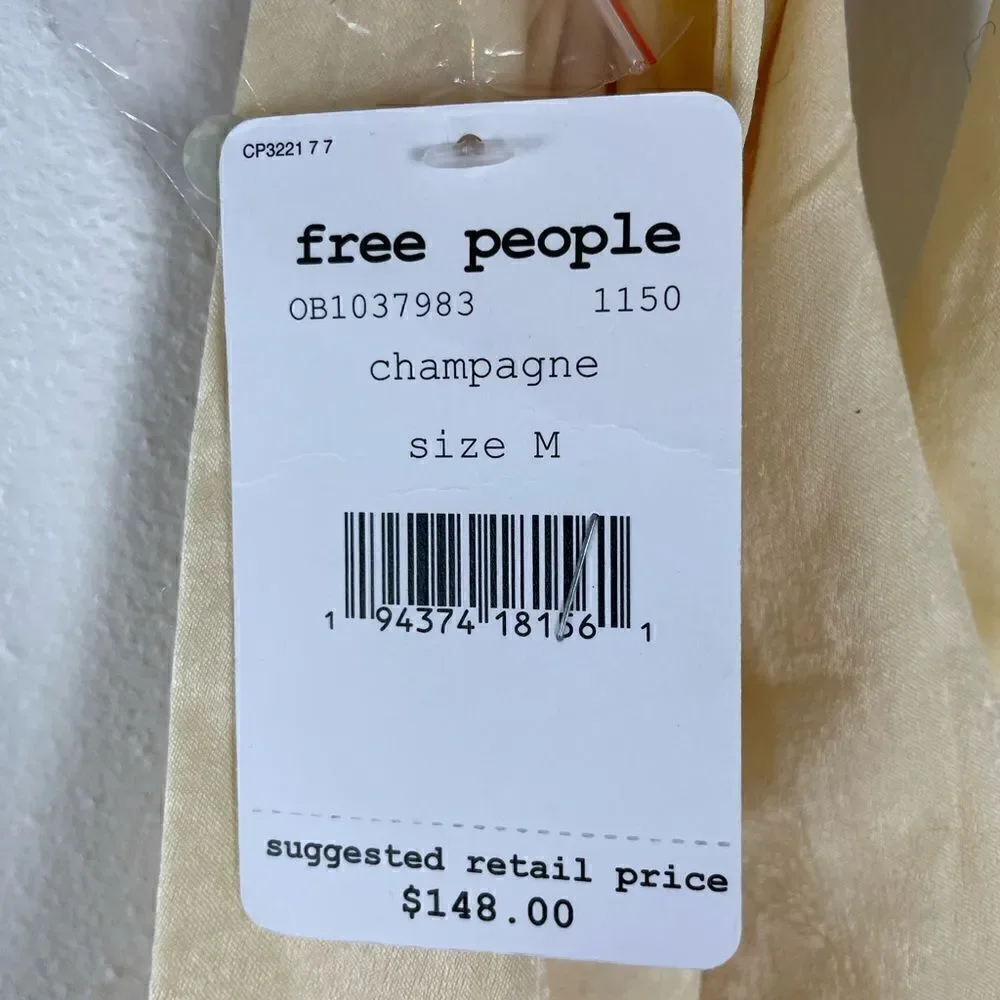 NWT Free People Champagne Maxi Dress Size M